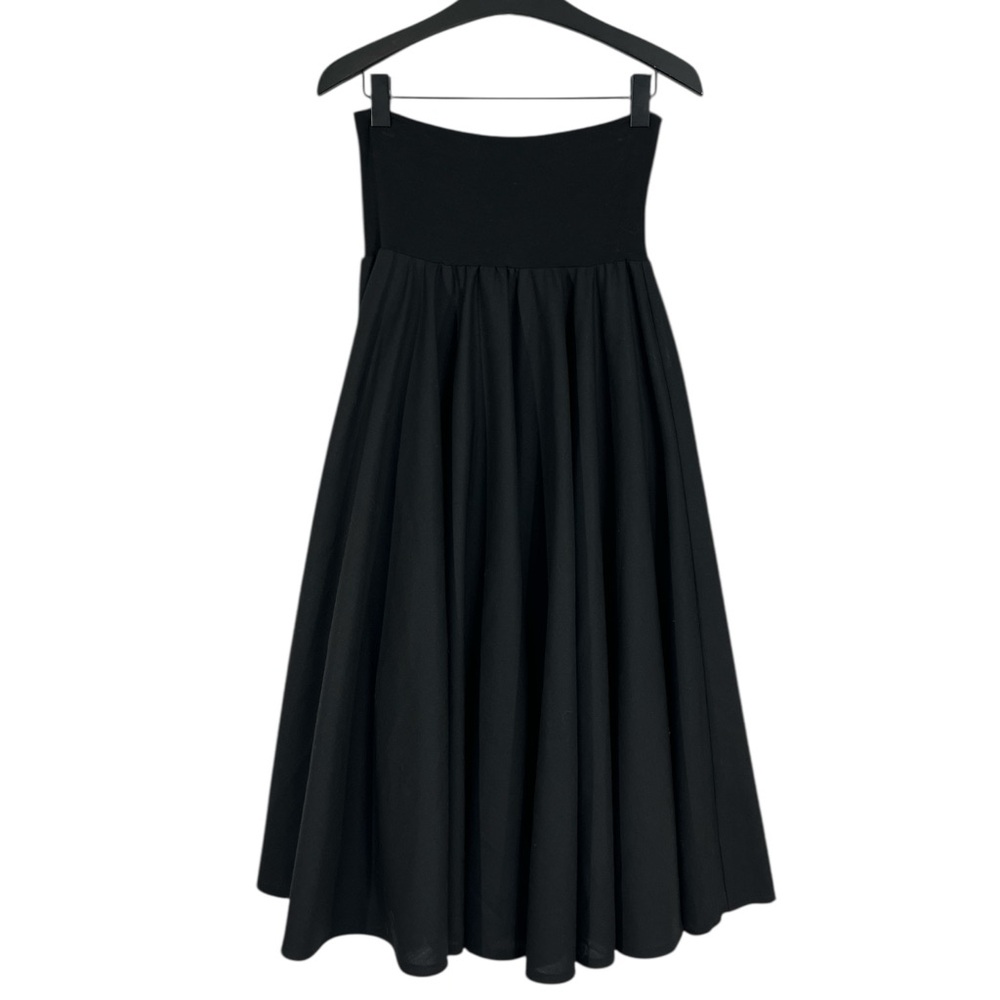 Agnes B. Black A-Line Midi Skirt - Picture 8 of 11